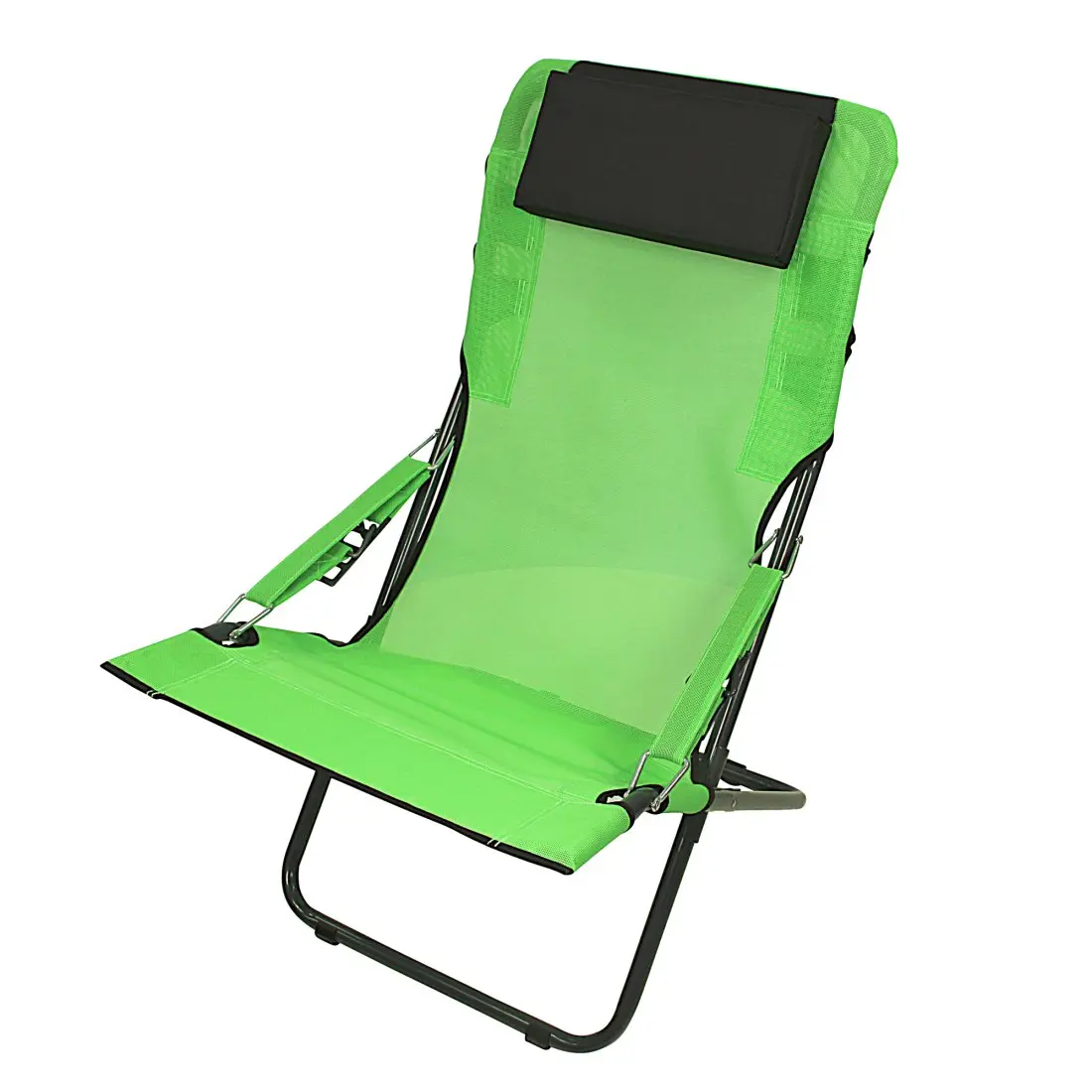 Fridani Chaise de camping RCG 100 Chaise pliante Appui-tête Confortable XXL Bain de soleil