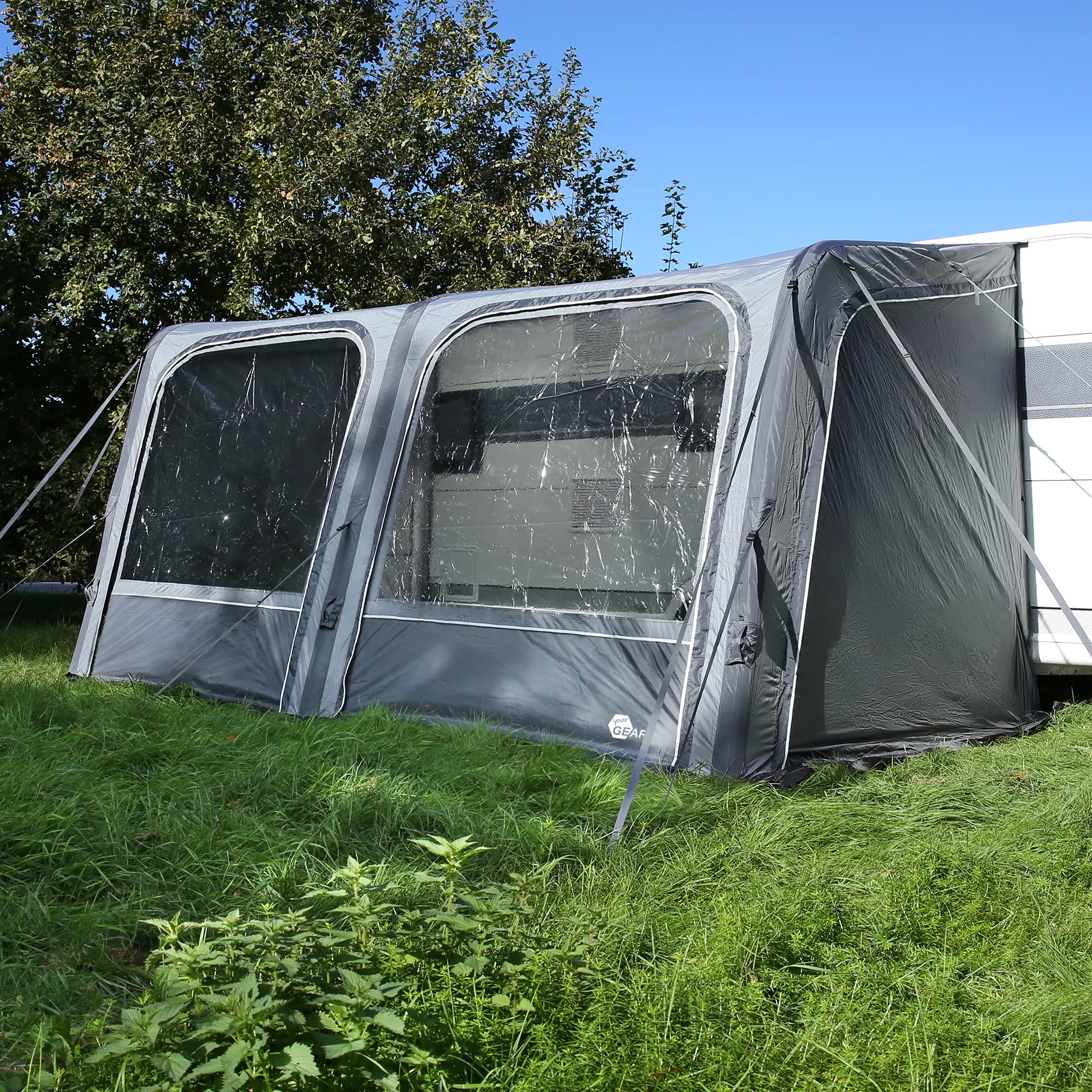 your GEAR Porto 420 Air - auvent caravane gonflable auvent soleil campeur porche camping-car