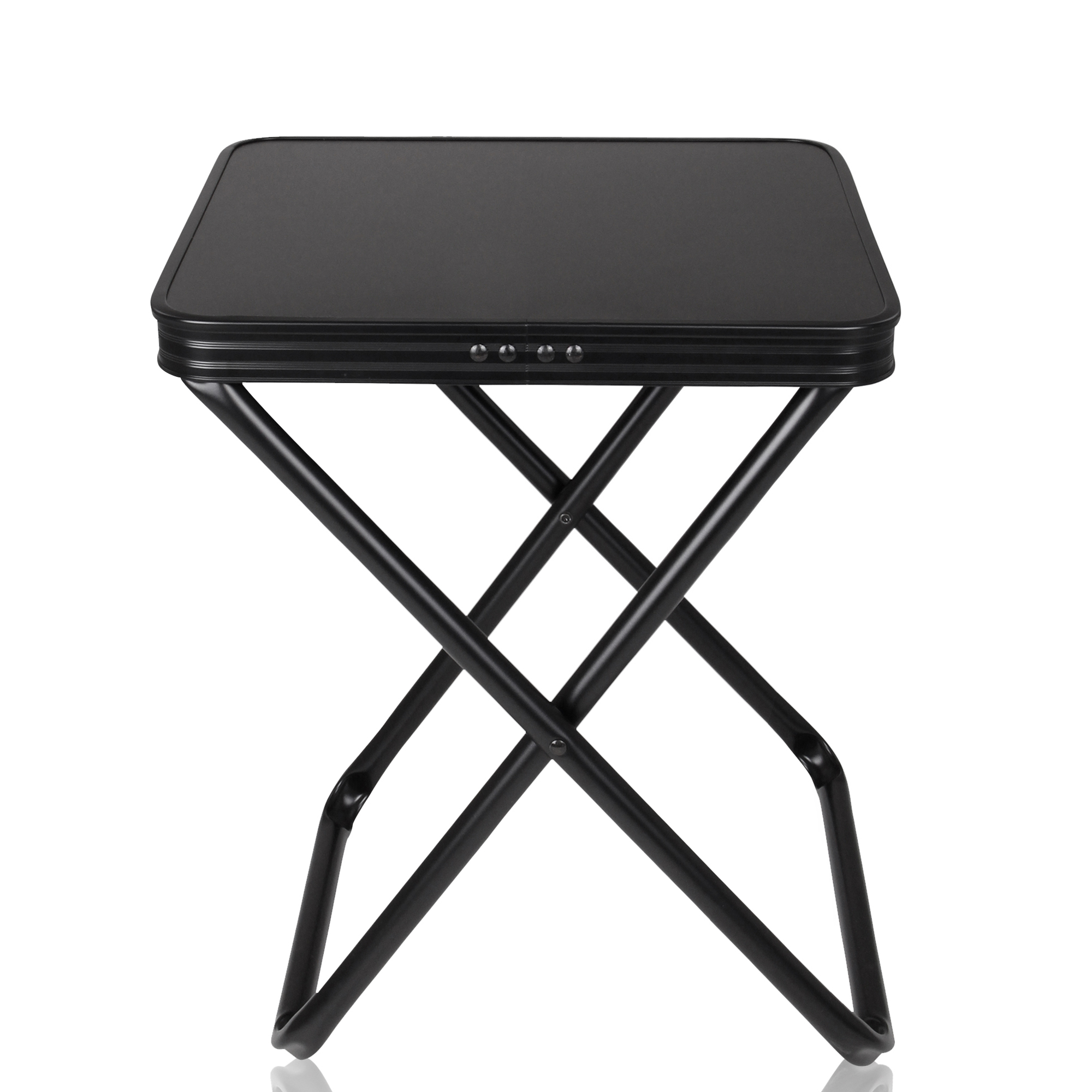 2nd Chance - your GEAR Tavolino3D Hocker mit Tischplatte, Aluminium Klapphocker mit Quick Dry 3D Mesh Polsterung (71067)