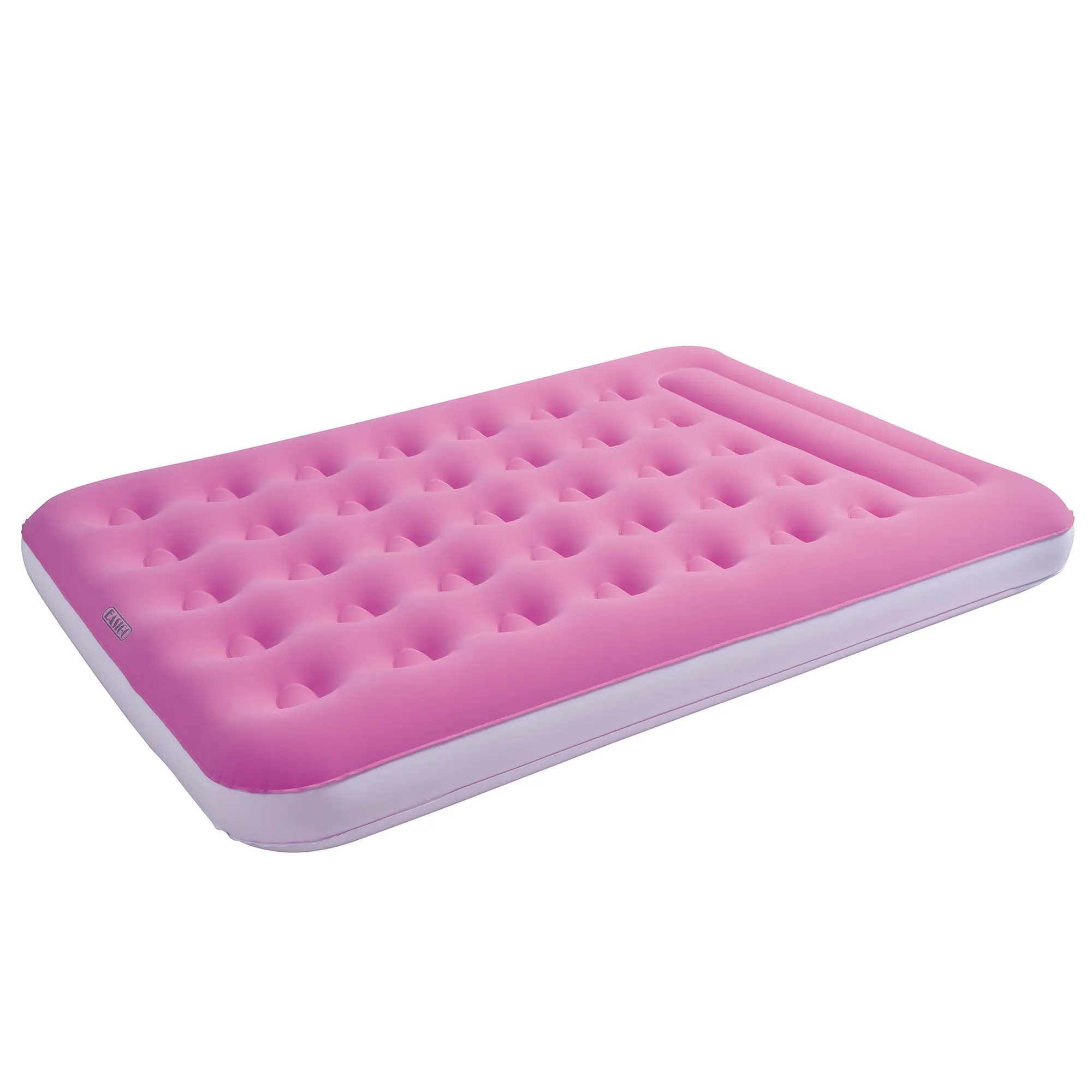 2nd Chance - Jilong lit de camping 2 personnes Easigo Pink 190x135x22 matelas pneumatique velours lit d´invité (65717)