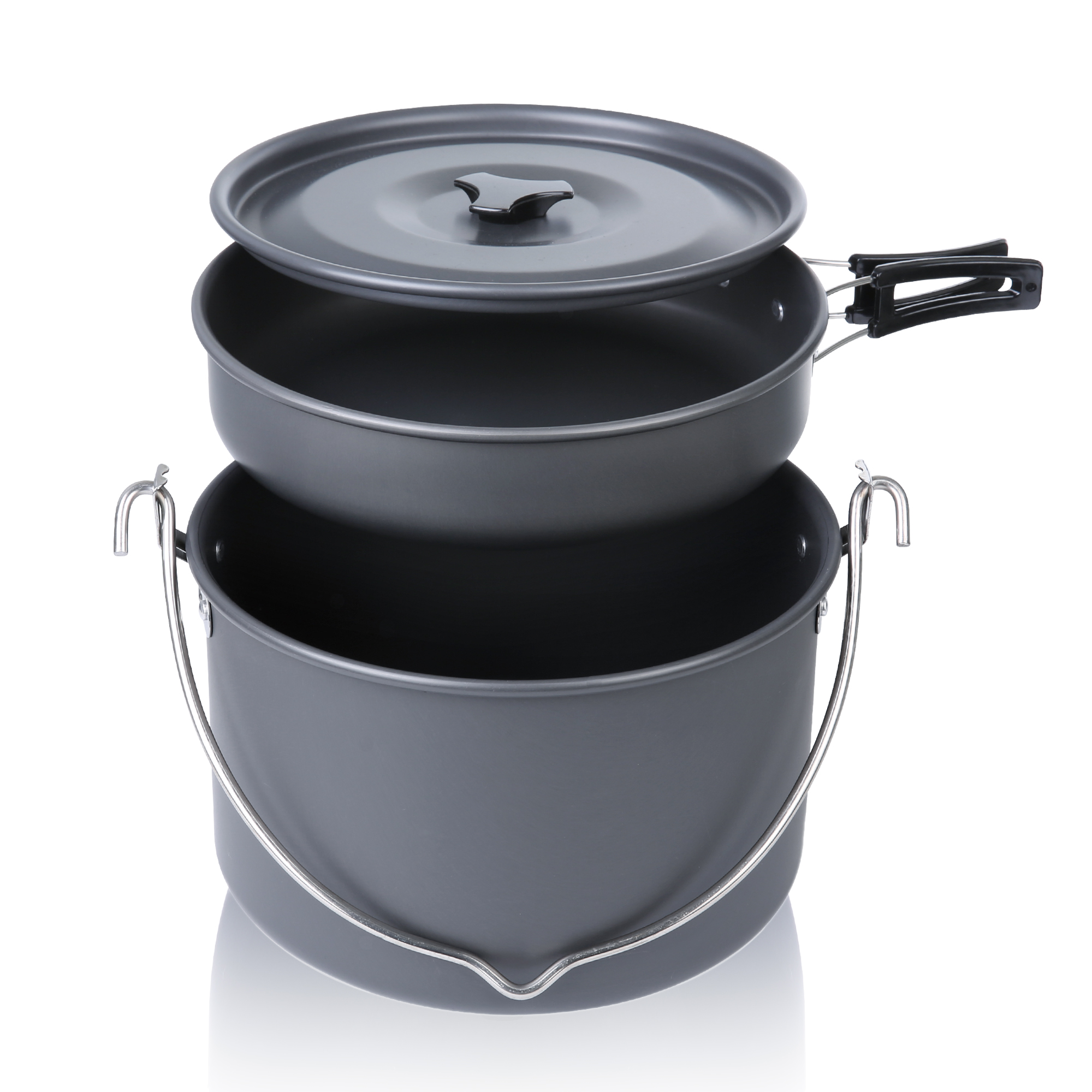 your GEAR Ranger Pot & Pan - Kochgeschirr mit Topf, Pfanne, Deckel - Erweiterung für Ranger V Set