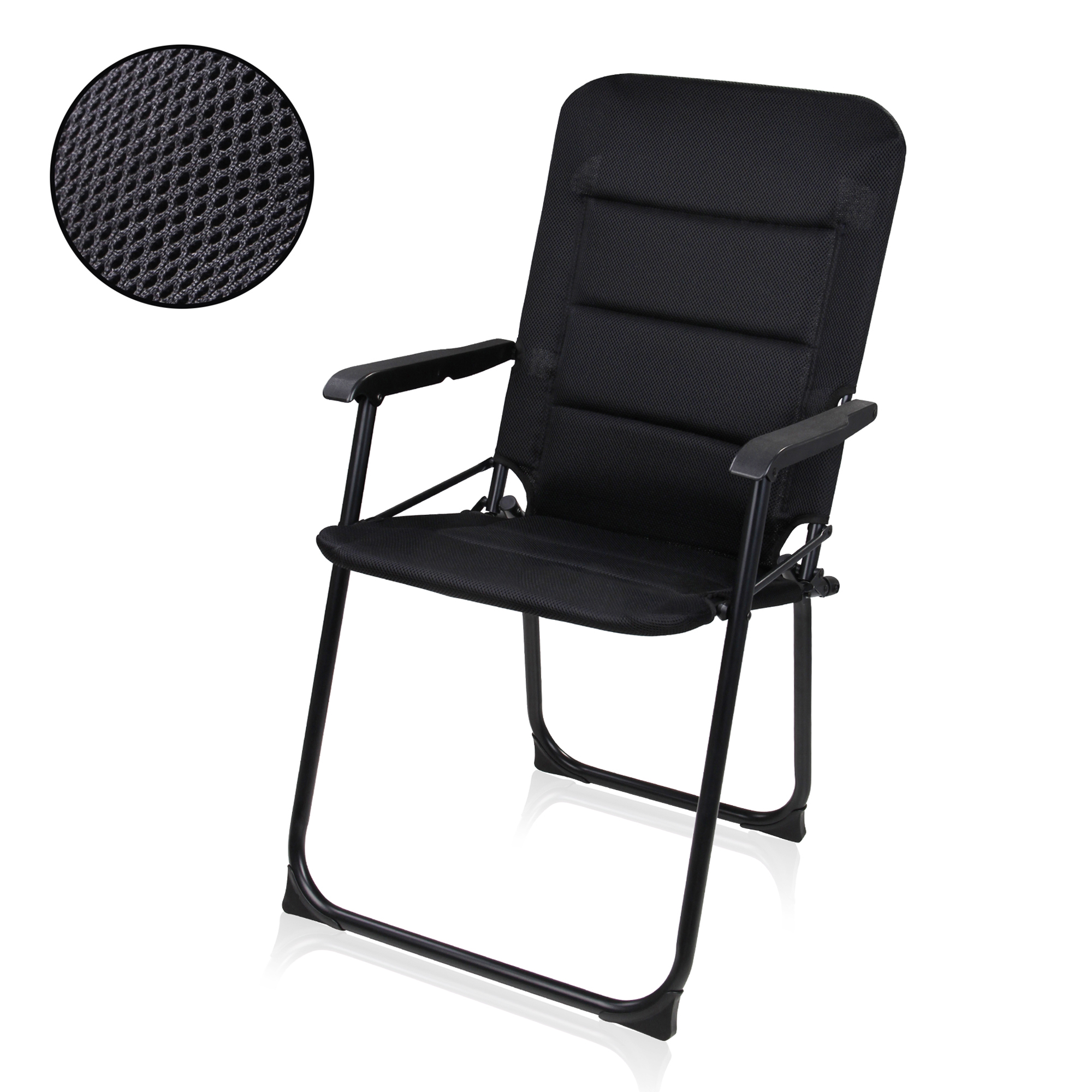 2nd Chance - your GEAR Campingstuhl Lipari 3D Mesh - gepolsterter Klappstuhl Caravan Stuhl Quick Dry Gartenstuhl (71278)