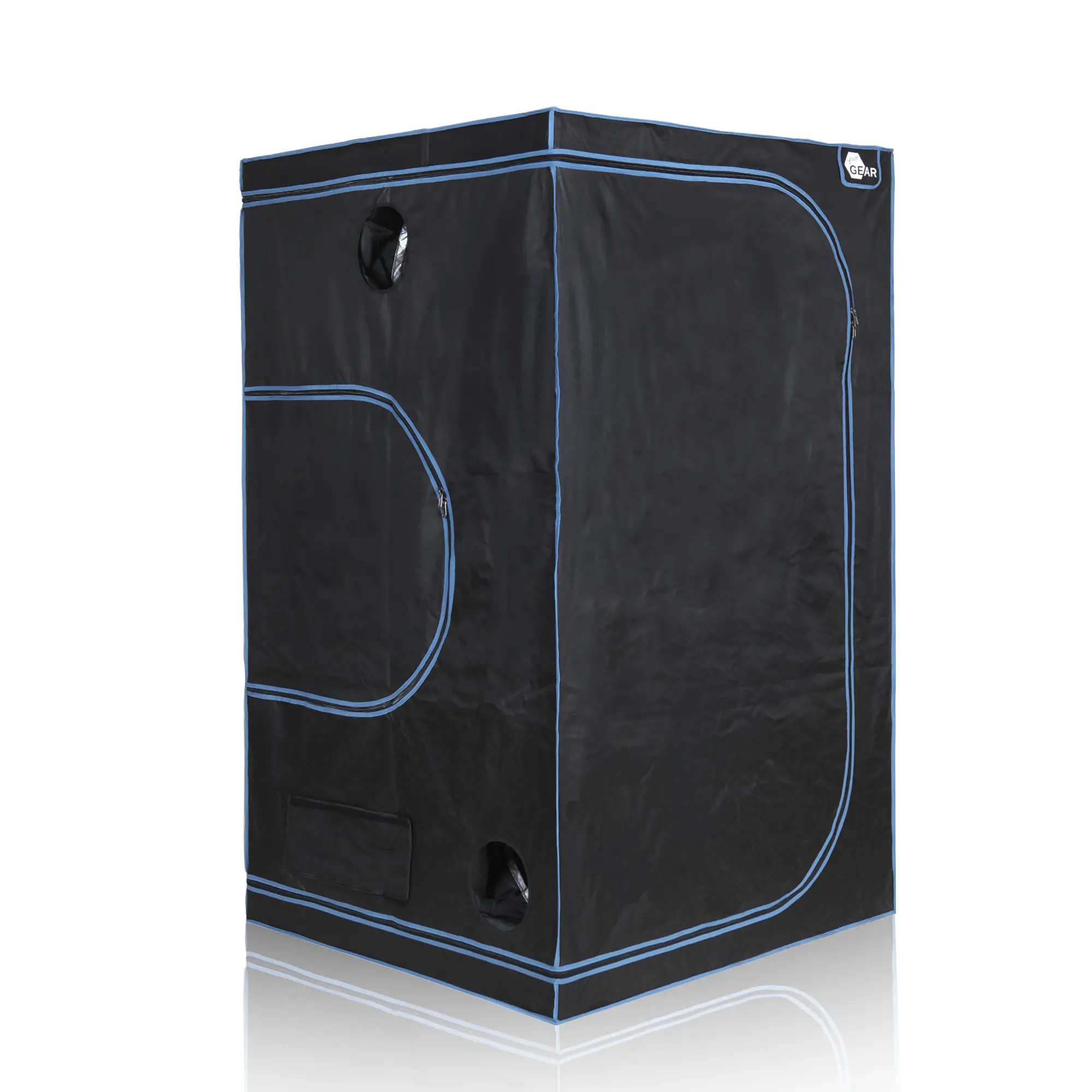 yourGEAR Growzelt Plantsville - Grow Tent Indoor Zuchtzelt Gewächshaus Box 120x120x200 cm