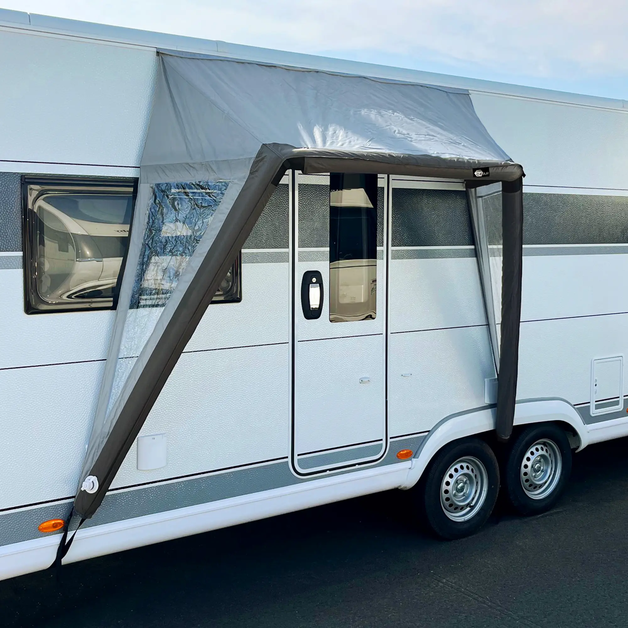 your GEAR Tarent 180 Air - Vordach für Wohnmobil- und Wohnwagentür, Vorzelt, Wetterschutz Markise