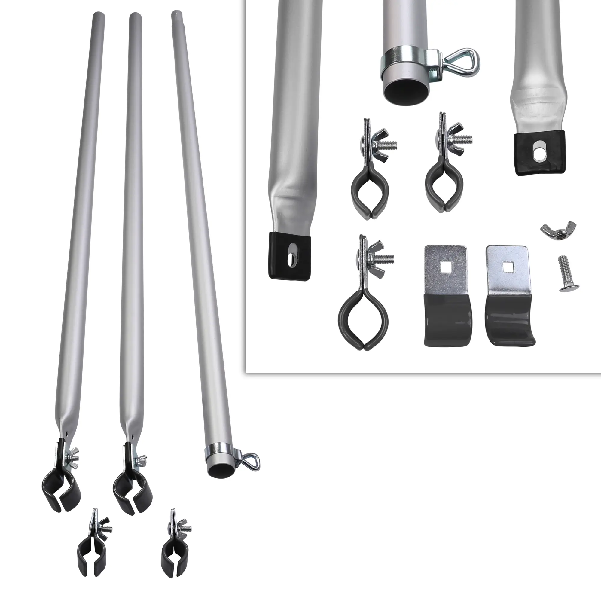 your GEAR Connection Pole - Veranda pole, telescopic support bar, aluminium, caravan awning