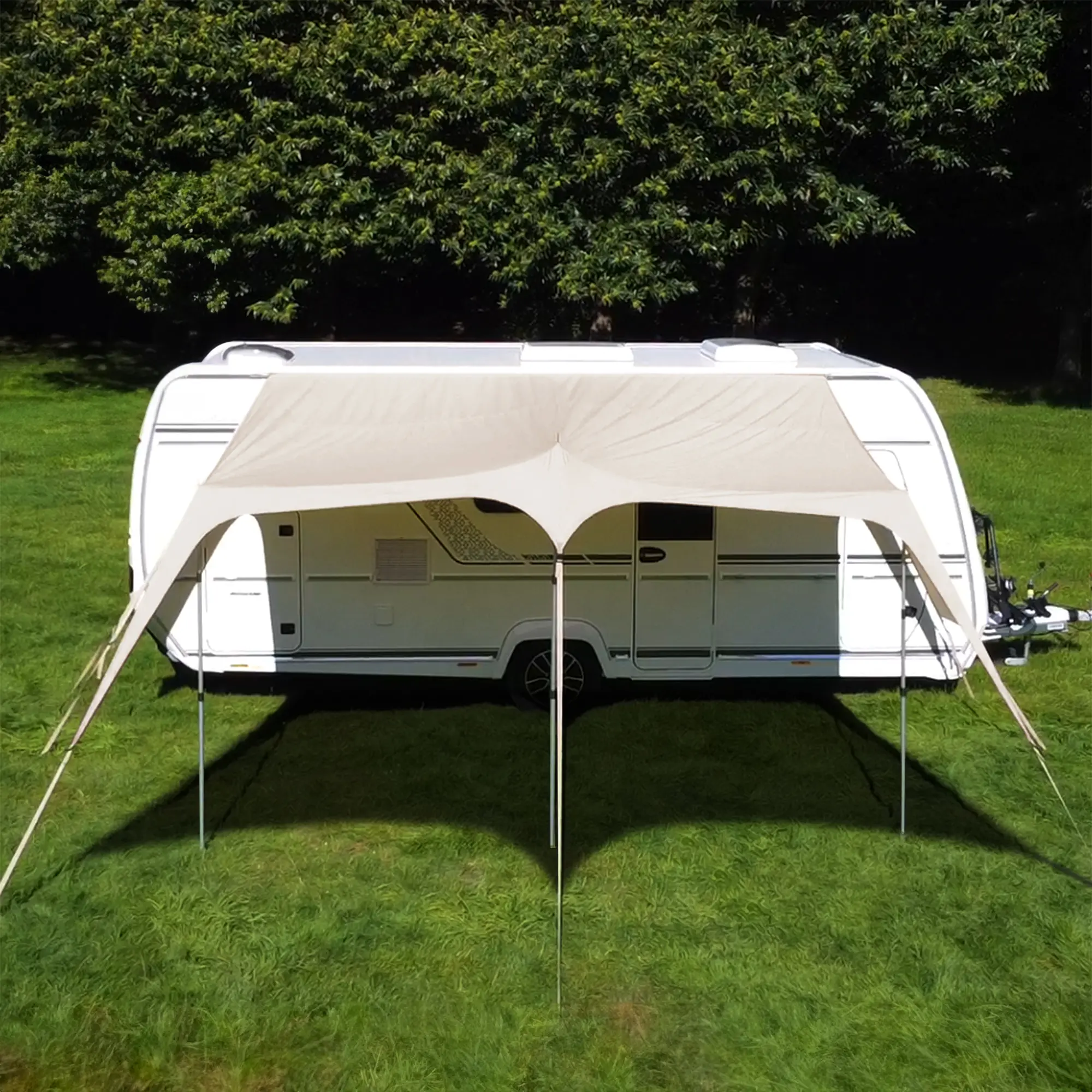 your GEAR Scilla TC Caravan Tarp Wohnwagen Sonnensegel 400x250 cm Sonnendach Sonnenvordach Wohnmobil