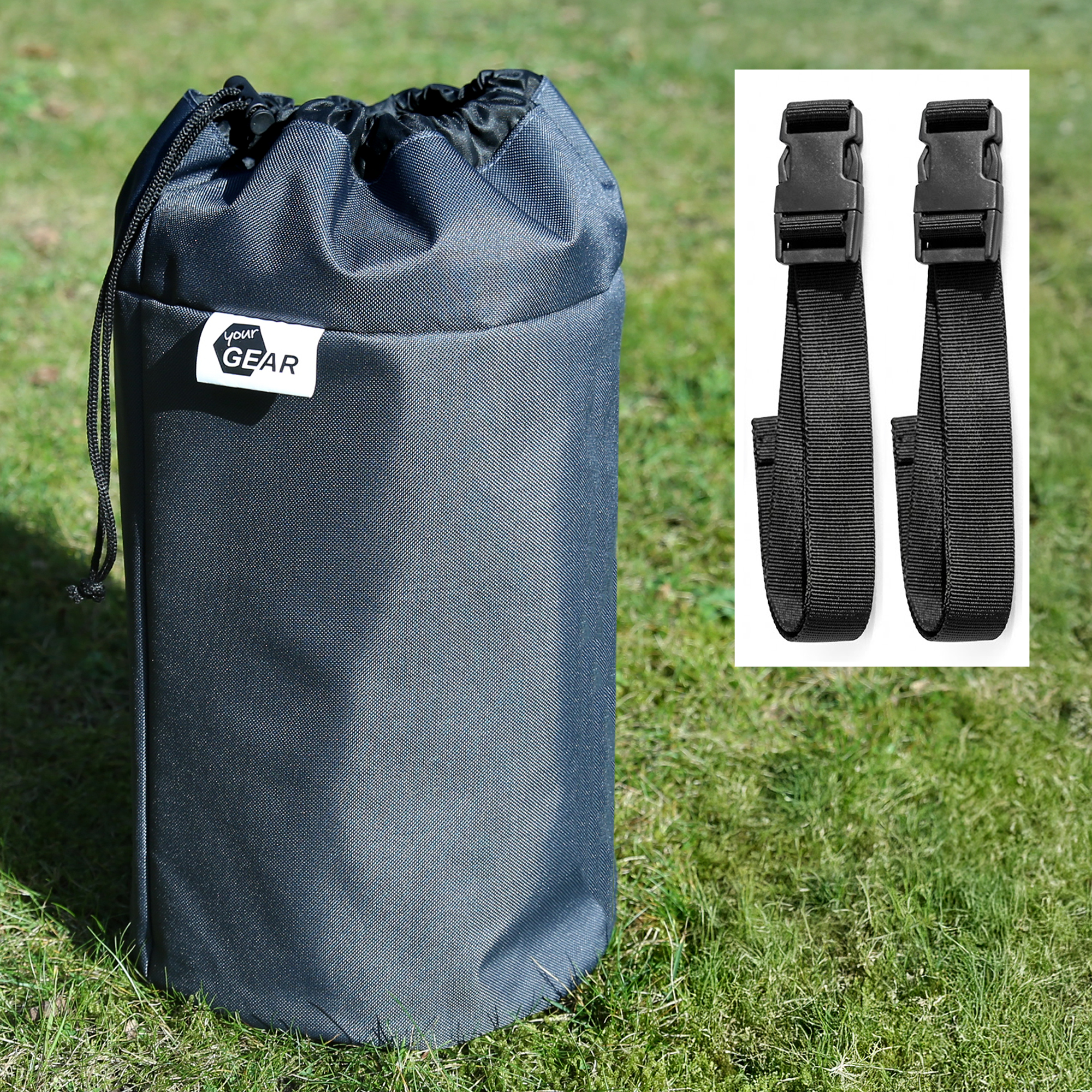 your GEAR Packsack Pino für Trittstufenmatte Mantua - Beutel mit 2 Gurten für Schuhe & Zubehör