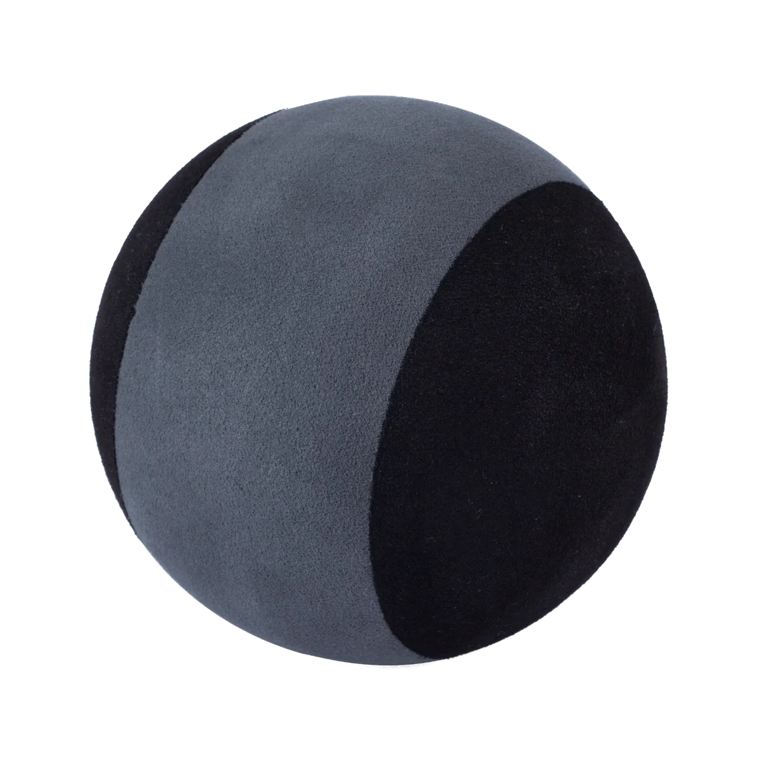 Pelota de masaje Spirit Ø 8,9 cm para fascia y trigger points, color negro y gris, superficie lisa, ideal para automasaje muscular y recuperación tras el entrenamiento.