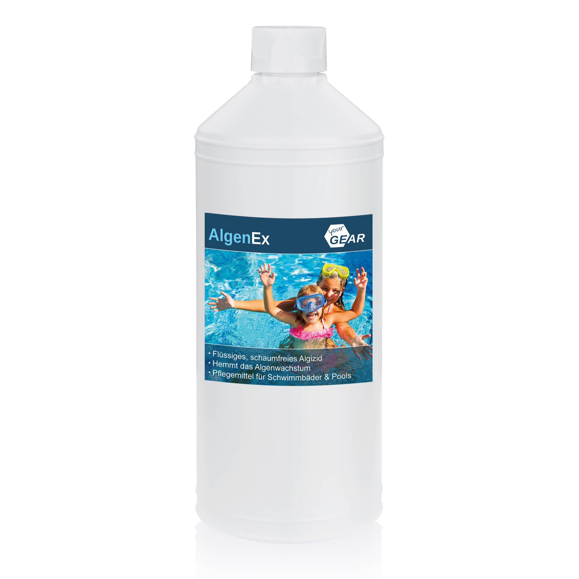 yourGEAR 1 L AlgenEx - Algaecide concentrate foam-free algaecide for clear pool water