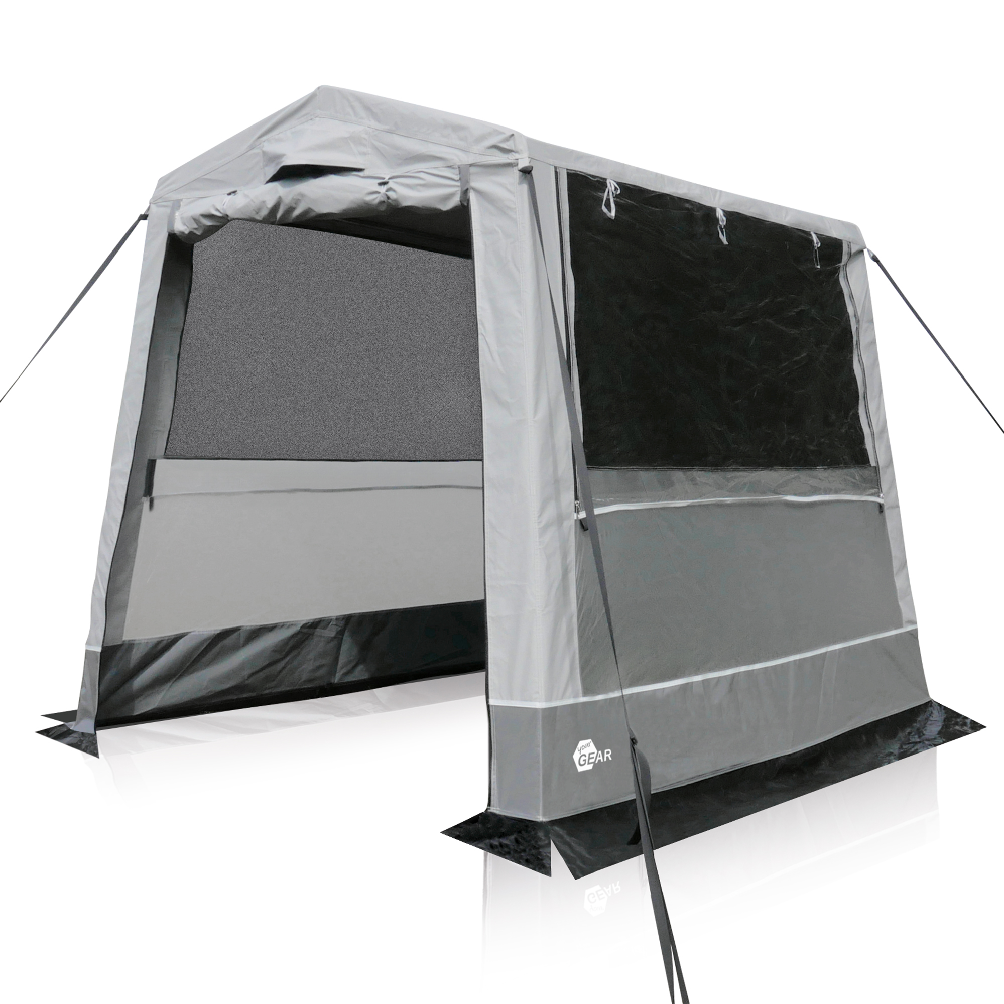 your GEAR Trient Multi Storage - Tente cuisine / utilitaire, 240 x 180 x 200 cm, 2 fenêtres, UV 50+