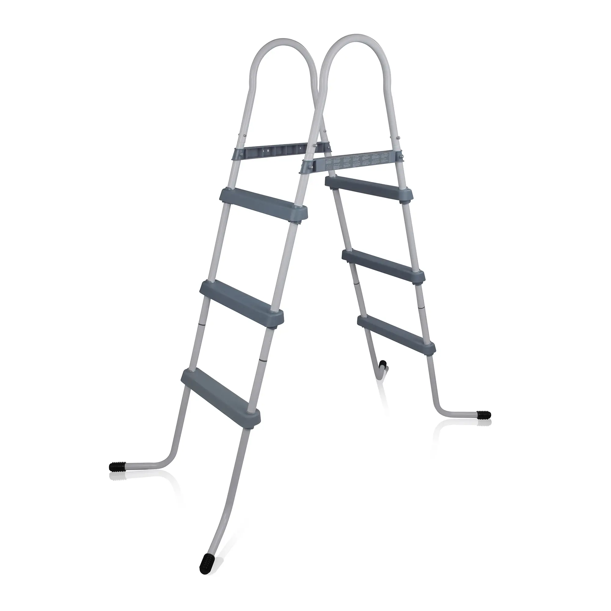 yourGEAR Poolleiter PL90 Pooltreppe Schwimmbad-Leiter Pool Einstieg Leiter Treppe bis 90cm Wandhöhe