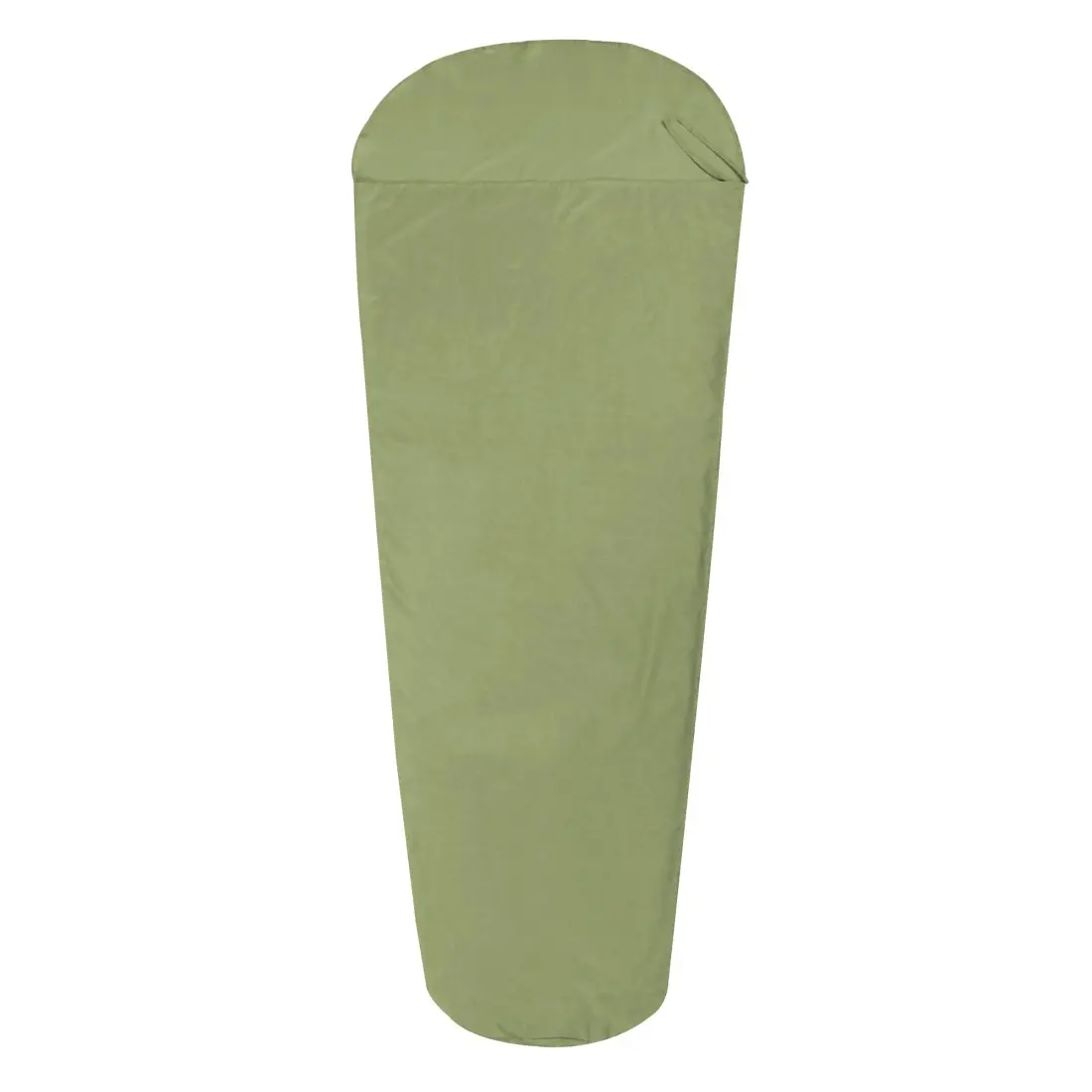 10T Saco de dormir BW INLET MG 225x90 cm mummy saco de dormir 100% algodón verde