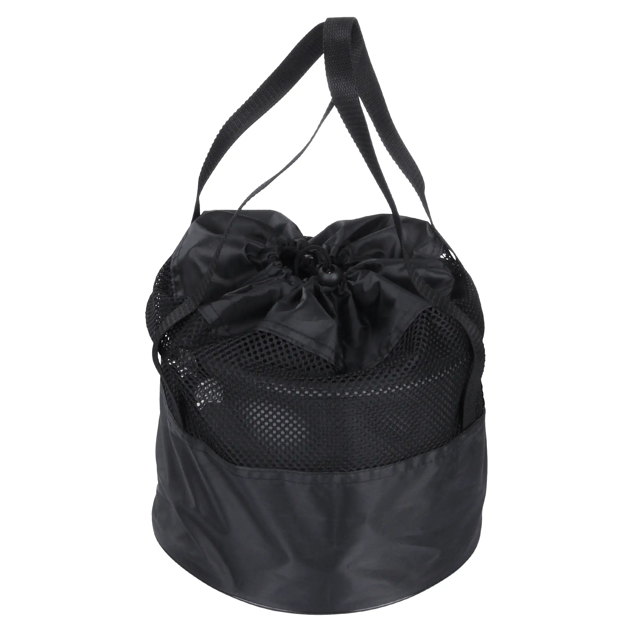 Set di pentole e padelle da campeggio 10T Ranger VI+ per 6-10 persone, 8 pezzi, confezionato in una borsa a rete nera con chiusura a coulisse e manici per il trasporto, ideale per cucinare all’aperto.