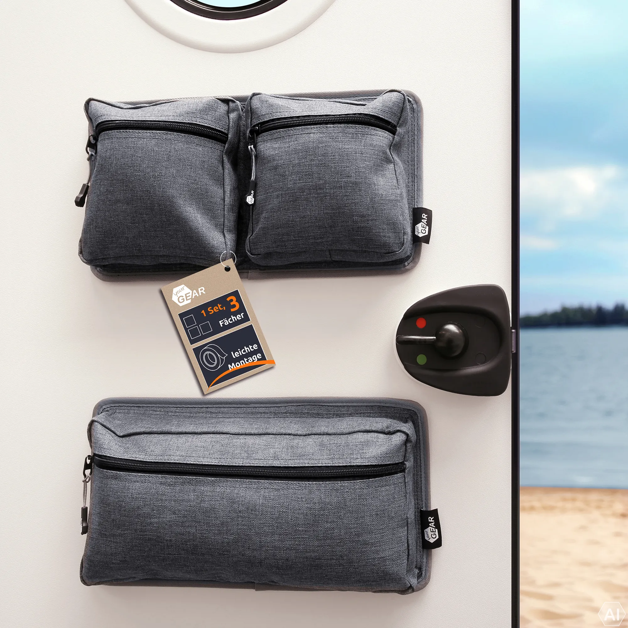 your GEAR Ivera 40x20 (2pcs) Heckgaragen Organizer