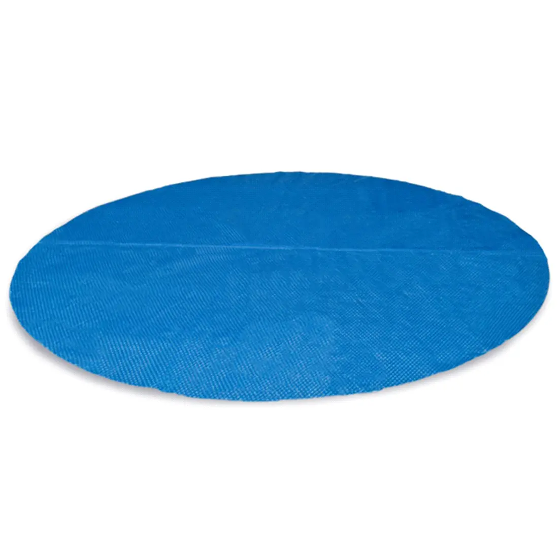 Telo solare yourGEAR SC-Ø-366 rotondo, blu, con struttura a bolle di 300 µm, ideale come copertura riscaldante per piscina o piscina fuori terra, ottimizza il riscaldamento dell’acqua tramite energia solare.