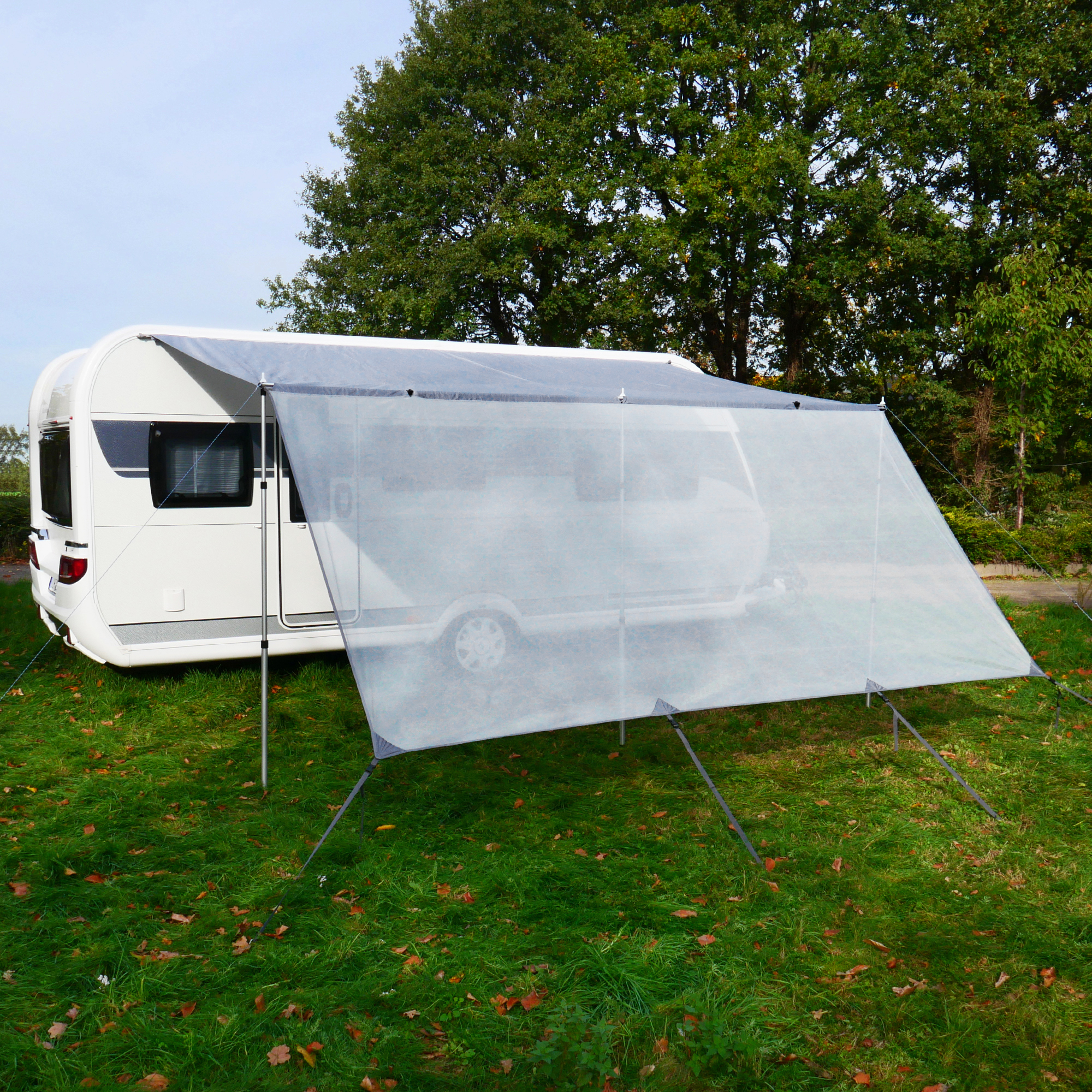 2nd Chance - your GEAR Procida - Sonnenschutz Vorderwand 400x200 cm für Caravan Sonnensegel Sun Sail Markisenwand (71331)