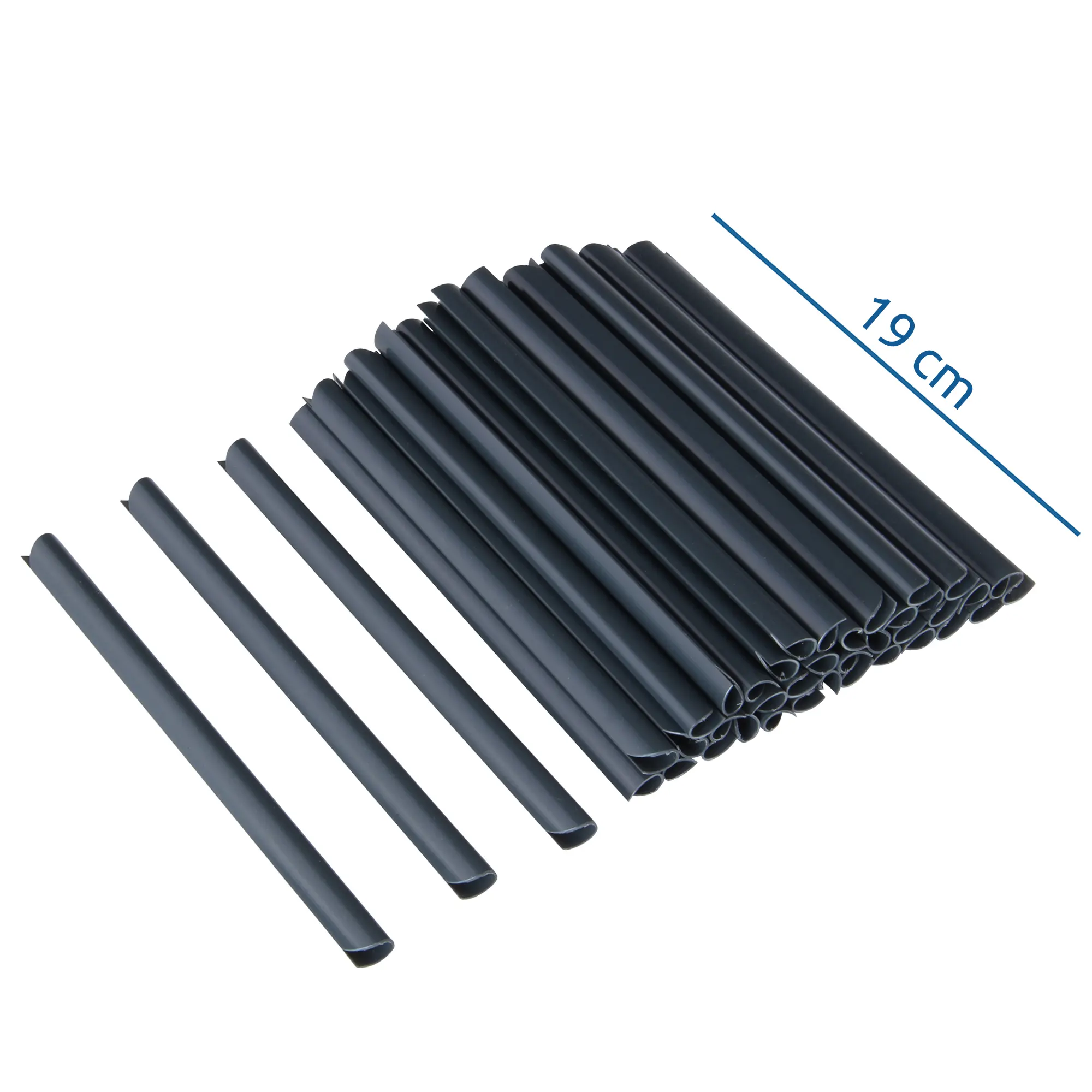 Tiras de protección visual yourGEAR para vallas, color gris oscuro, hechas de PVC reforzado, longitud 50 m, ancho 19 cm, grosor robusto, ideal para privacidad en jardines y cercas de doble barra.