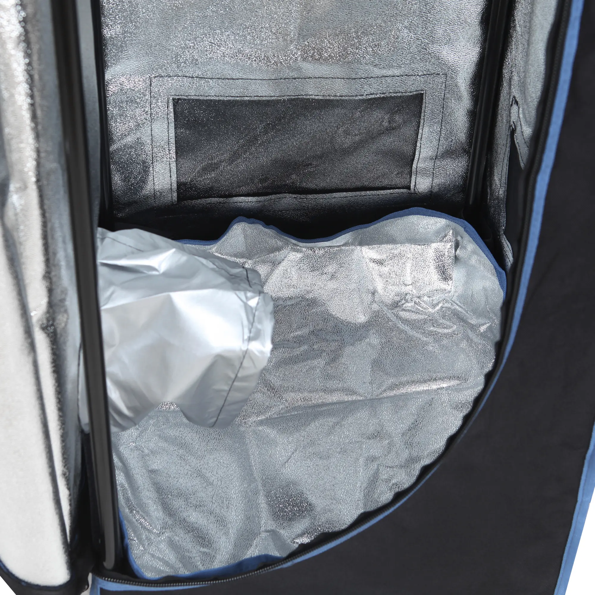 Growzelt yourGEAR Plantsville 40x40x160 cm mit reflektierender Innenbeschichtung, Lüftungsöffnung und stabilem Rahmen, ideal für Indoor Pflanzenzucht, Kräuter, Gemüse und Blumen.