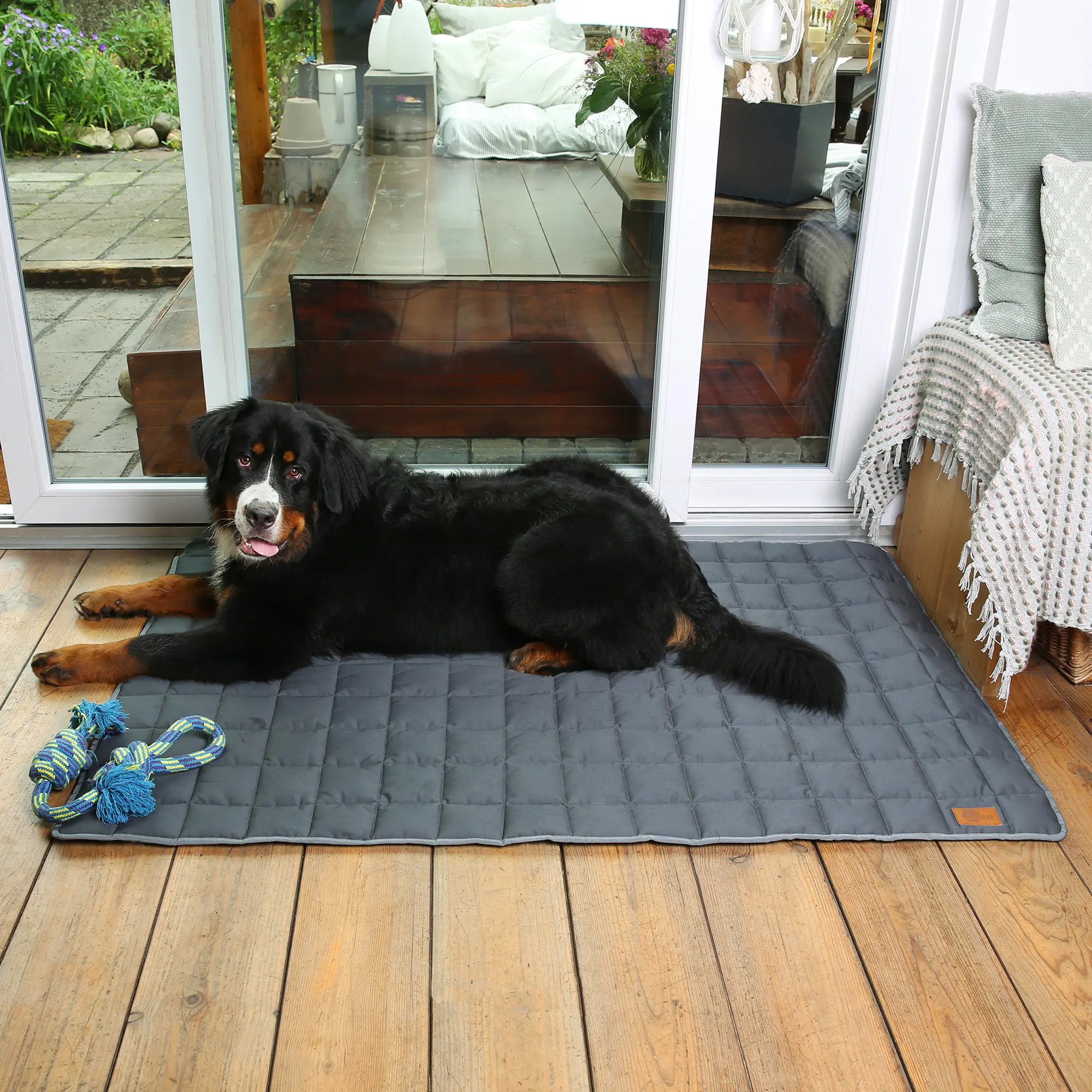 your GEAR Lana tapis pour chien 160 x 100 cm Couverture, coton OEKO-TEX, douce, robuste, lavable