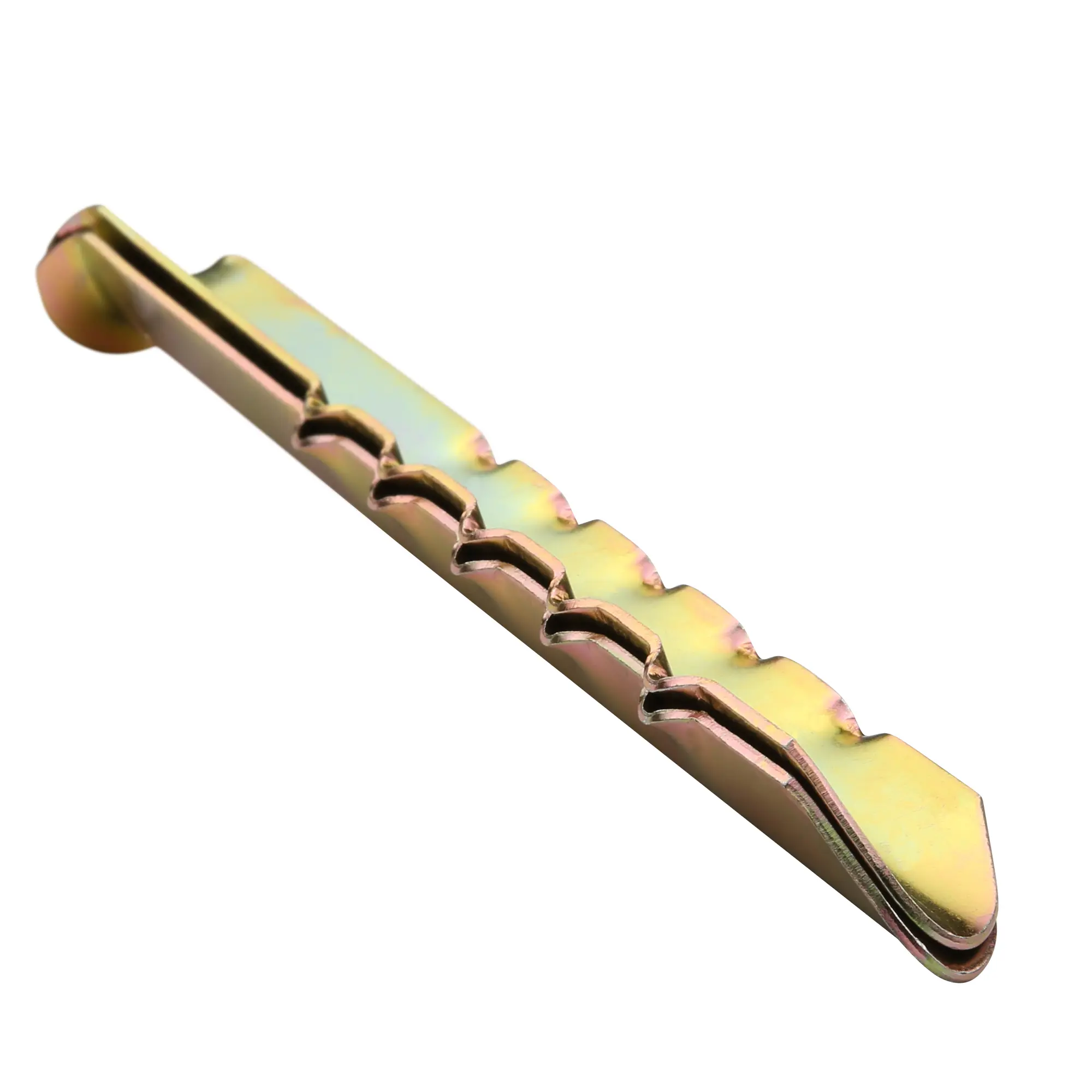 your GEAR Zelthering VX 300 aus Stahl, V-Profil, 300 mm lang, mit Widerhaken für sicheren Halt im Boden, robust und rostgeschützt, ideal zur Befestigung von Zelten und Abspannseilen.