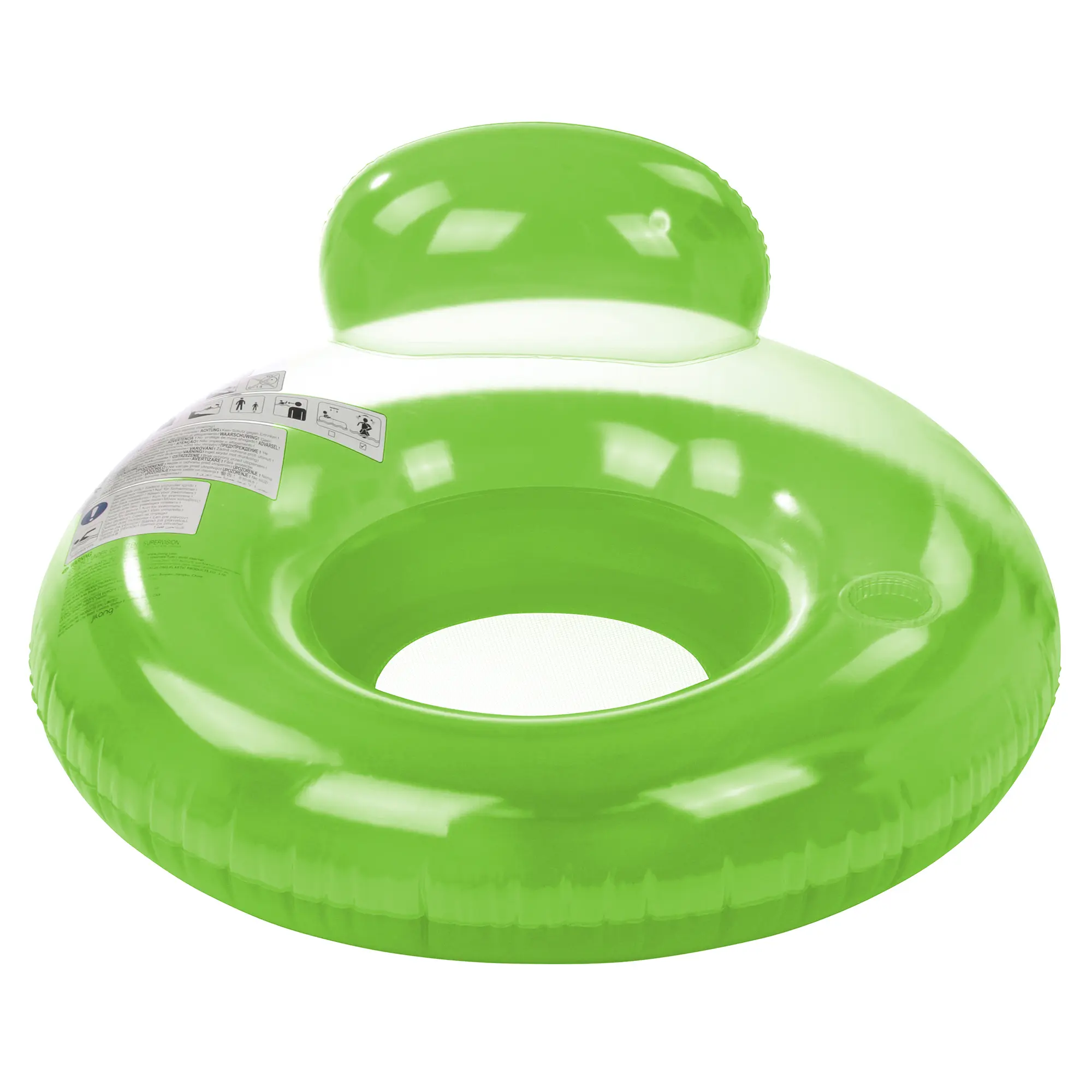 Jilong Pool Lounge Green Ø 118cm Poolsessel Schwimmsitz Wassersessel Wasser-Sofa mit Getränkehalter