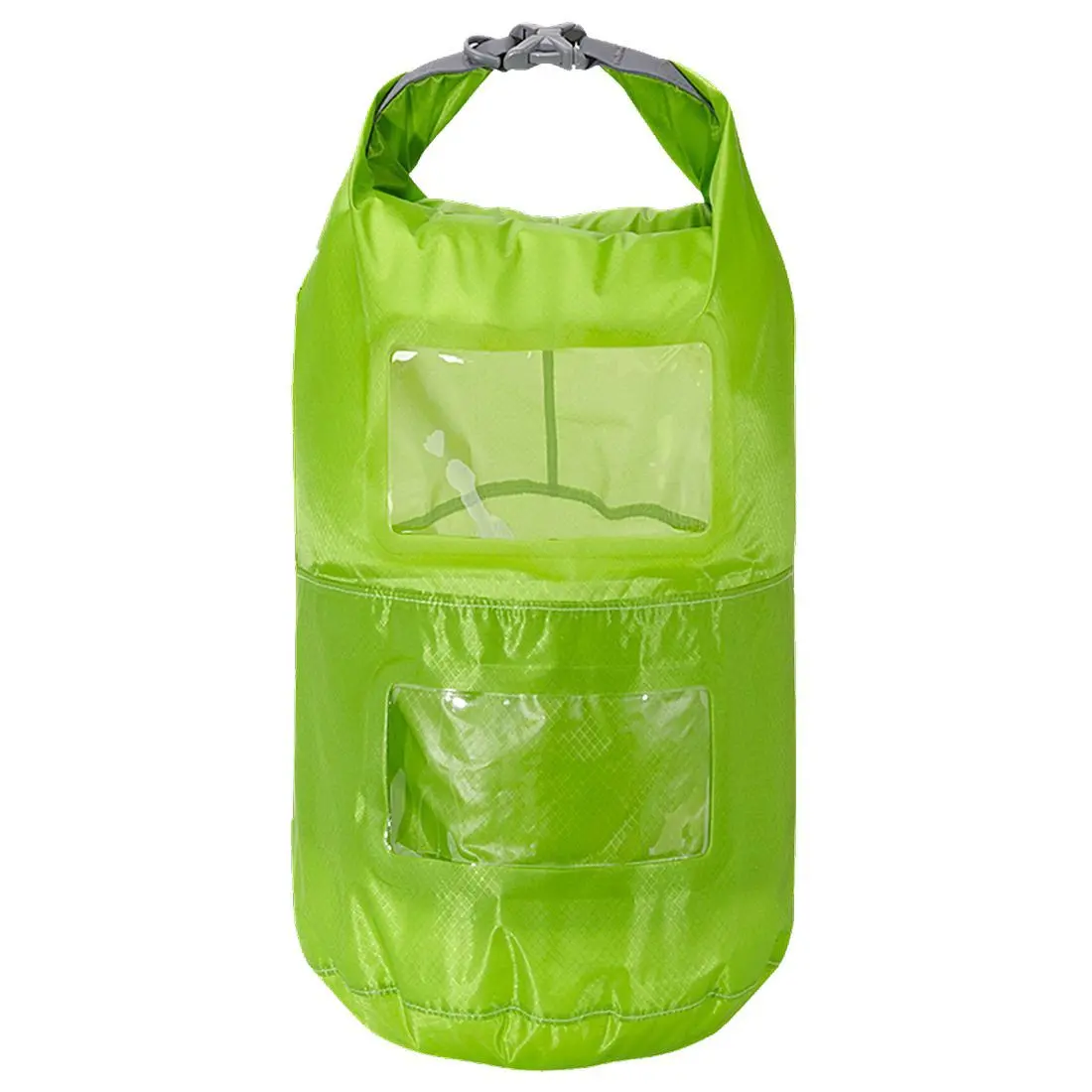 Trekmates Multi Tier Dry Lite Liner 15L - funda ultraligera y compacta con sección transparente y compartimentos