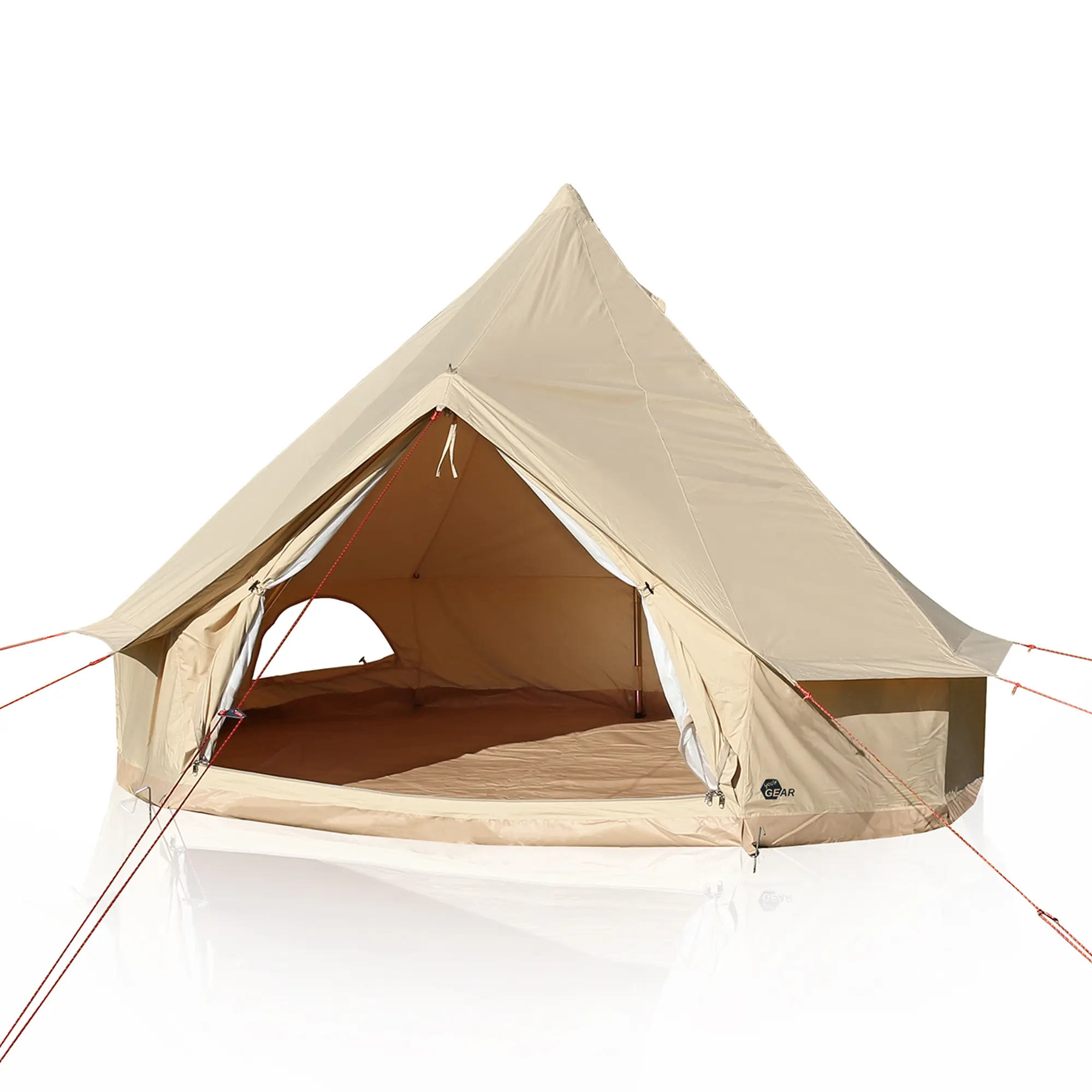 your GEAR Zelt Gobi 3 - UV50+ Baumwolle - Campingzelt Tipi - Bodenwanne - ohne Mittelstange