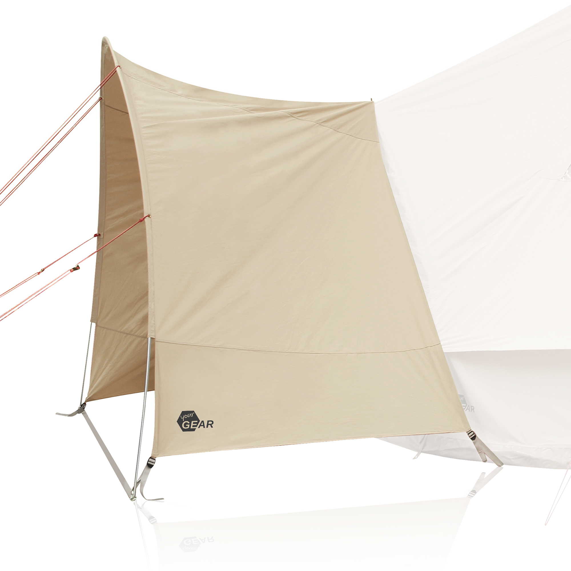 your GEAR Canopy Porch Desert Pro 8 / 10 - Universal Vorzelt / Vordach 300x140x195 cm