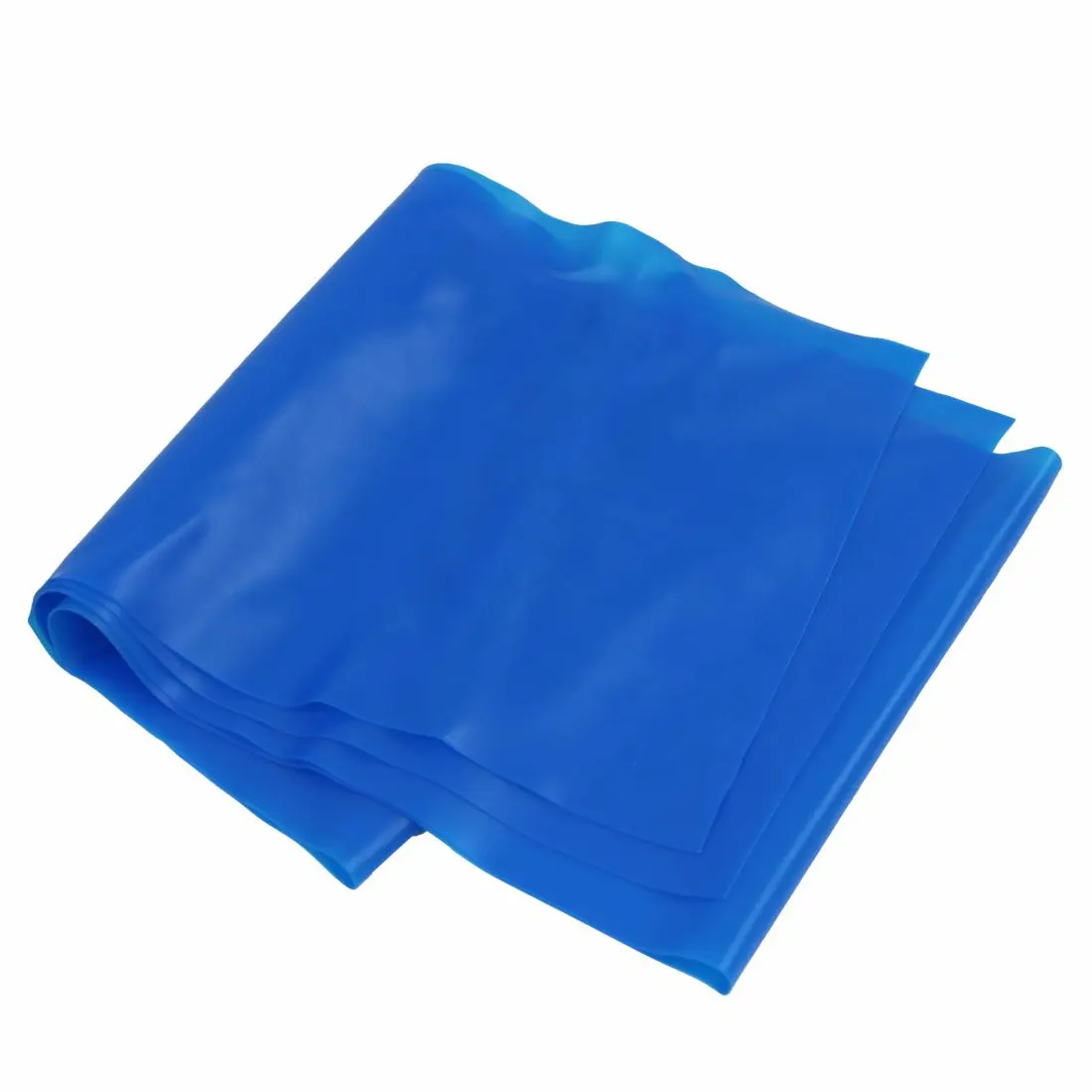 Blaues Pilatesband aus dem Carnegie Pilates Set, circa 120 cm lang, ideal für Widerstandstraining, Dehnübungen und Pilates-Workouts zu Hause oder im Fitnessstudio.