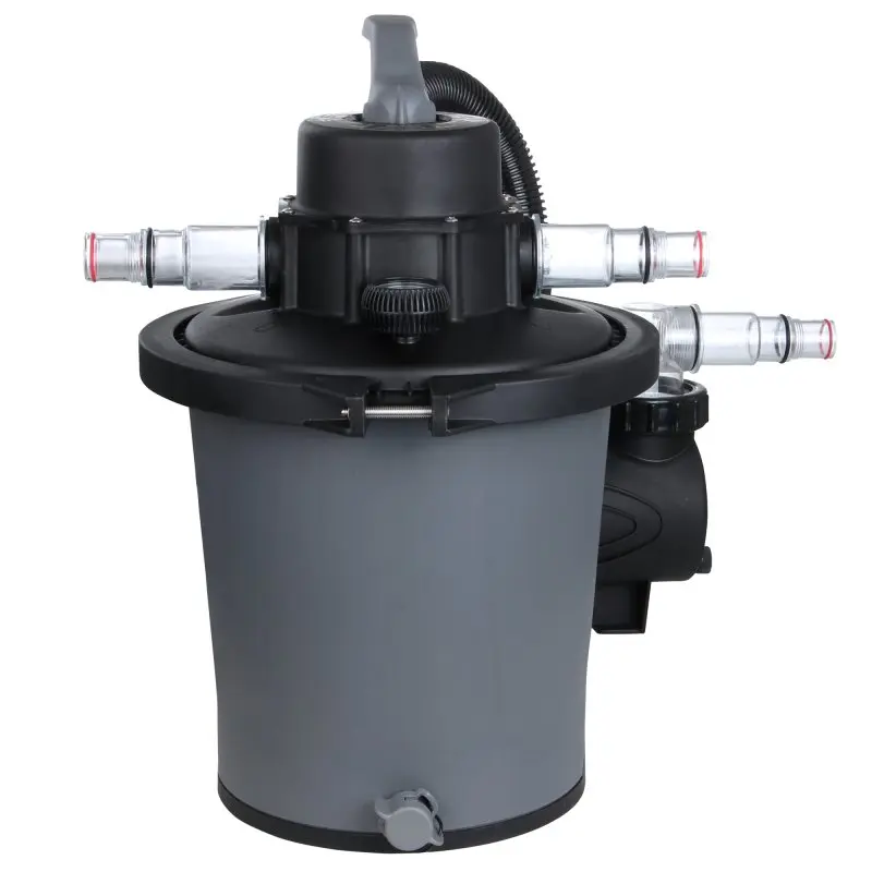 yourGEAR Sand-Filteranlage SFP 6813 L/h Sandfilter Pool-Pumpe 7 m³/h Schwimmbadpumpe + 6 Wege Ventil