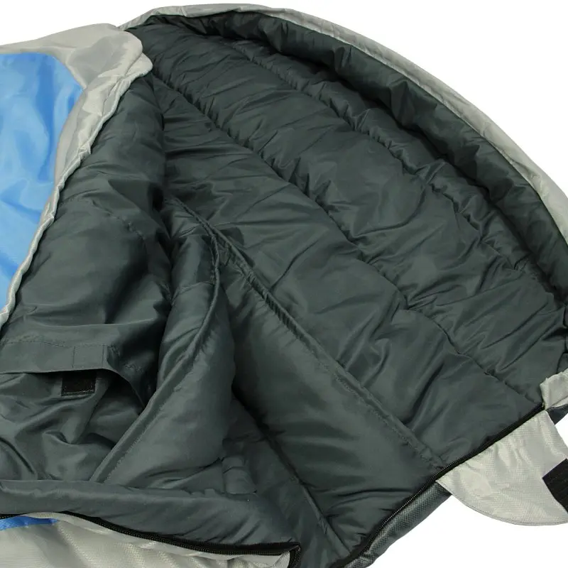 Fridani Kinderschlafsack PB 180x90cm XXL Deckenschlafsack -12°C Blau warm wasserabweisend waschbar