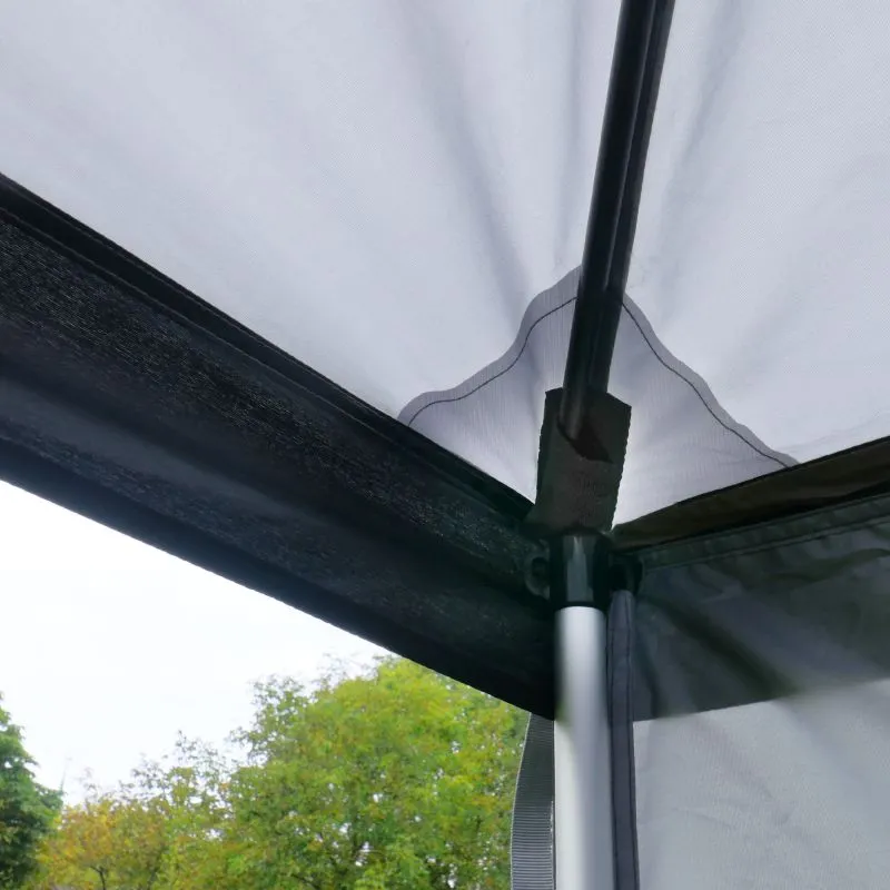 your GEAR Parasol - Toldo parasol autobús Multivan autocaravana 260 x 260 cm 2 x pared lateral lona
