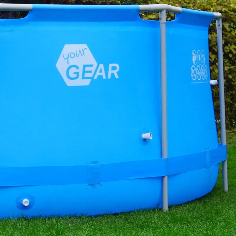 your GEAR Familien Pool Ø 366 x 122cm Stahlrahmenbecken Gartenpool Schwimmbecken Schwimmbad