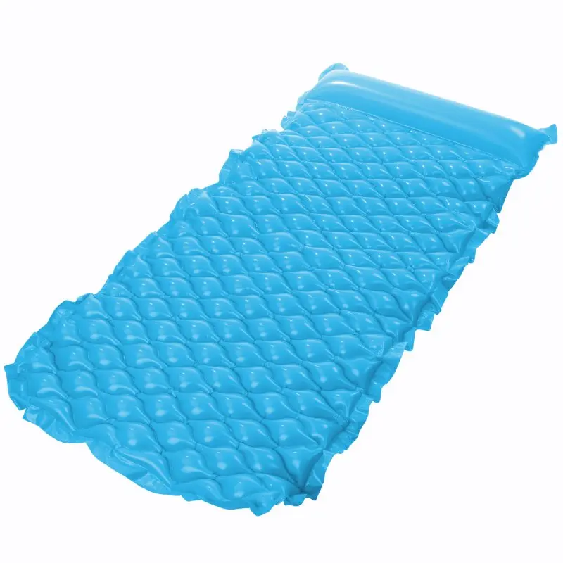 Jilong Wave Mat Blue 218x88cm Schwimmmatte Luftmatratze Strandmatte Poolliege Wasserliege