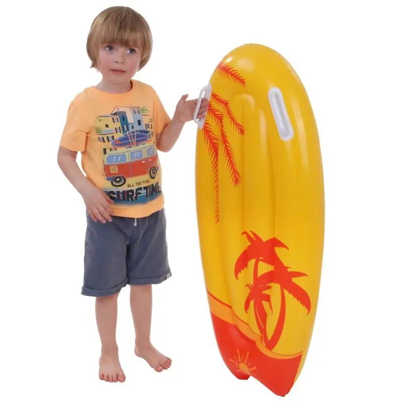 Jilong Kick-Board Orange Wave Wakeboard 95x45x15 cm Schwimmbrett Surfbrett Wellenreiter Luftmatratze