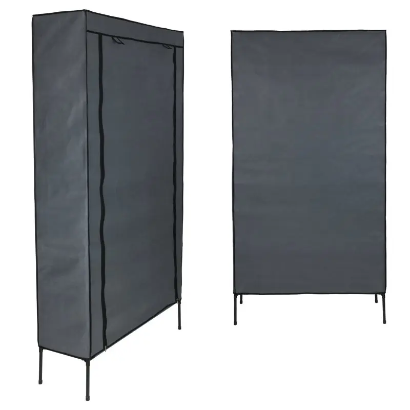yourGEAR Schuhschrank Grado Stoffschrank 90x30x175 cm Schrank mit 9 Fächern für ca. 35 Paar Schuhe