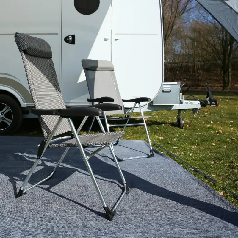 2nd Chance - your GEAR Novara Set - 2 Hochlehner, Aluminium Campingstühle, 7 Positionen, Gartenstuhl max 140 kg (71497)