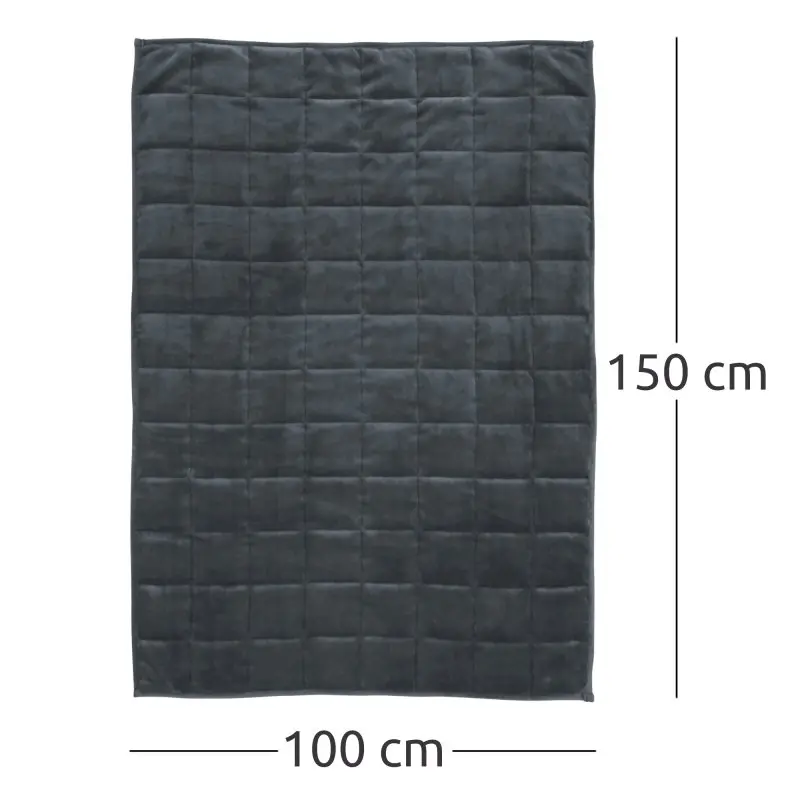 yourGEAR Como Therapiedecke 3kg Kinder Gewichtsdecke 100% Baumwolle 100x150cm beruhigende Bettdecke