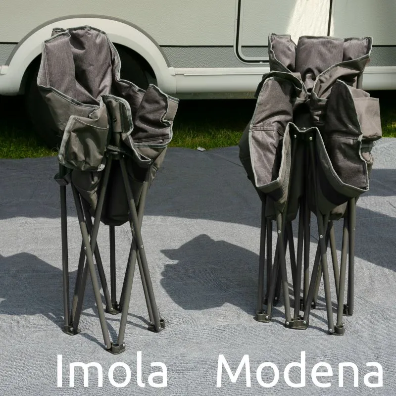 your GEAR Campingstuhl Imola - gepolsterter XXL Bucket Chair, extra breit mit hoher Rückenlehne