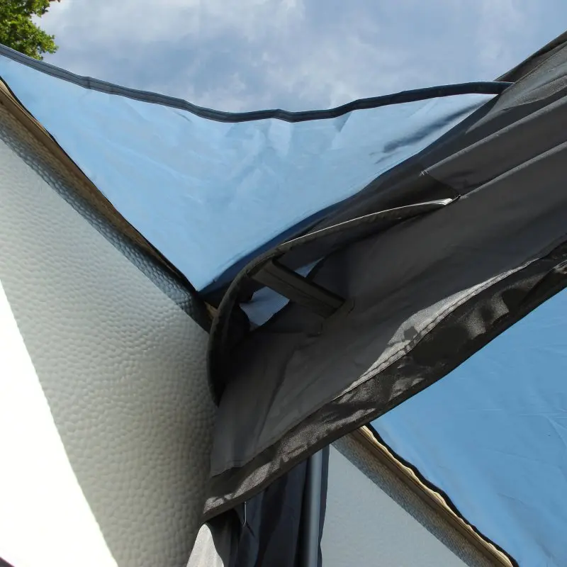 your GEAR Wohnwagenvorzelt Verona 390 Teilvorzelt Caravan Zelt wasserdicht 5000mm