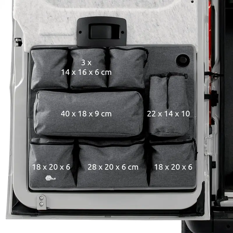 2nd Chance - your GEAR Ortles L - Organizer und Stauraum für Kastenwagen und Wohnmobil Hecktür - links (71531)