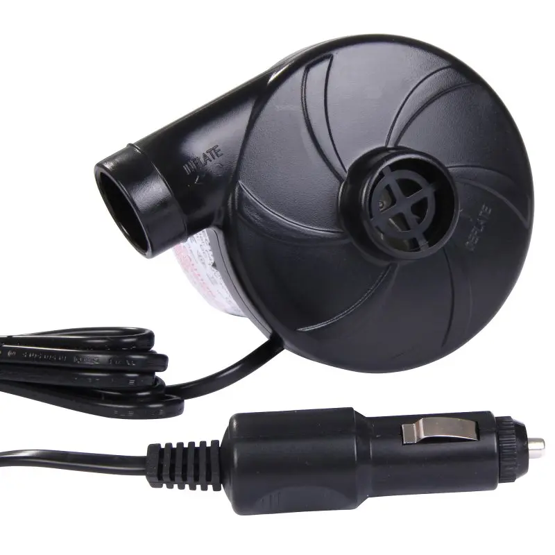 Blueborn Elektro Luftpumpe P40 elektrische 12V Pumpe 40W Kompressor 3 Luftdüsen 240 L/min 0,48 PSI
