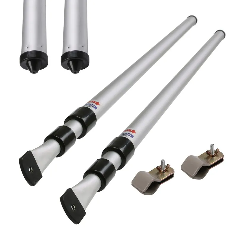 your GEAR Rear Upright Pole Set - 2 x Andruckstange Vorzelt Teilvorzelt Teleskopstange 108 - 260 cm