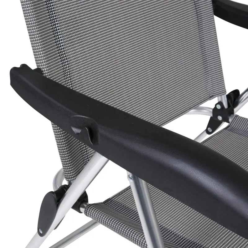 2nd Chance - your GEAR Novara Set - 2 Hochlehner, Aluminium Campingstühle, 7 Positionen, Gartenstuhl max 140 kg (71497)