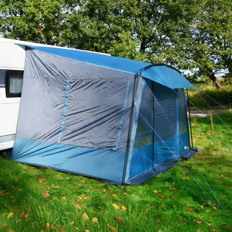 your GEAR Wohnwagenvorzelt Malibu 350 - Caravan Zelt, Reisevorzelt mit herausnehmbarer Vorderwand