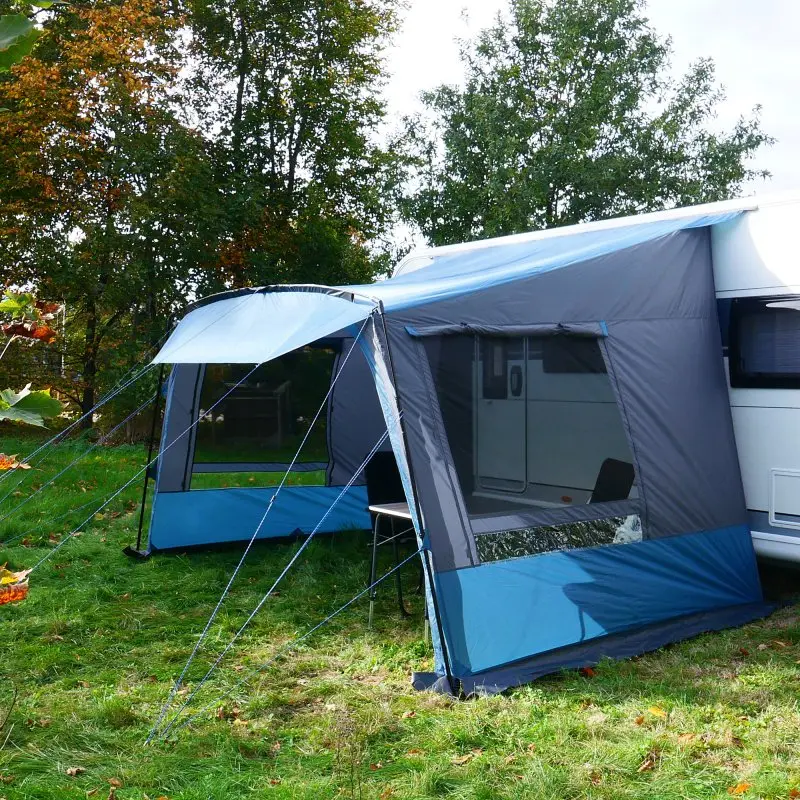 your GEAR Wohnwagenvorzelt Malibu 350 - Caravan Zelt, Reisevorzelt mit herausnehmbarer Vorderwand