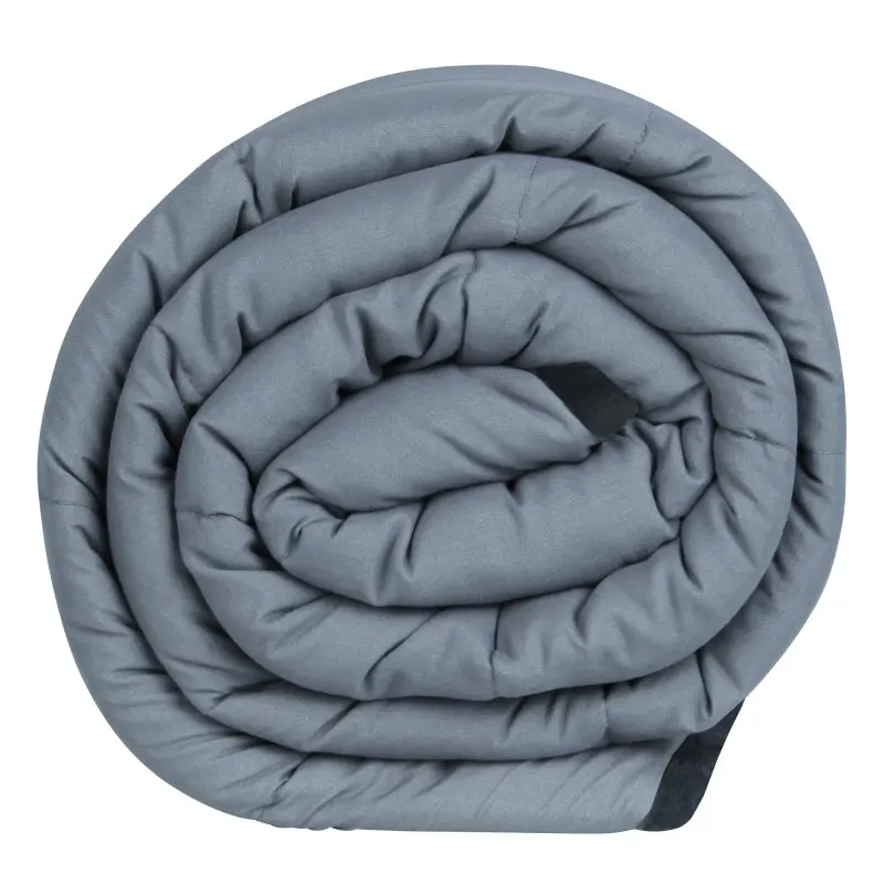 yourGEAR Como 9 kg Therapiedecke Gewichtsdecke 100% Baumwolle, 135x200cm, beruhigende Bettdecke