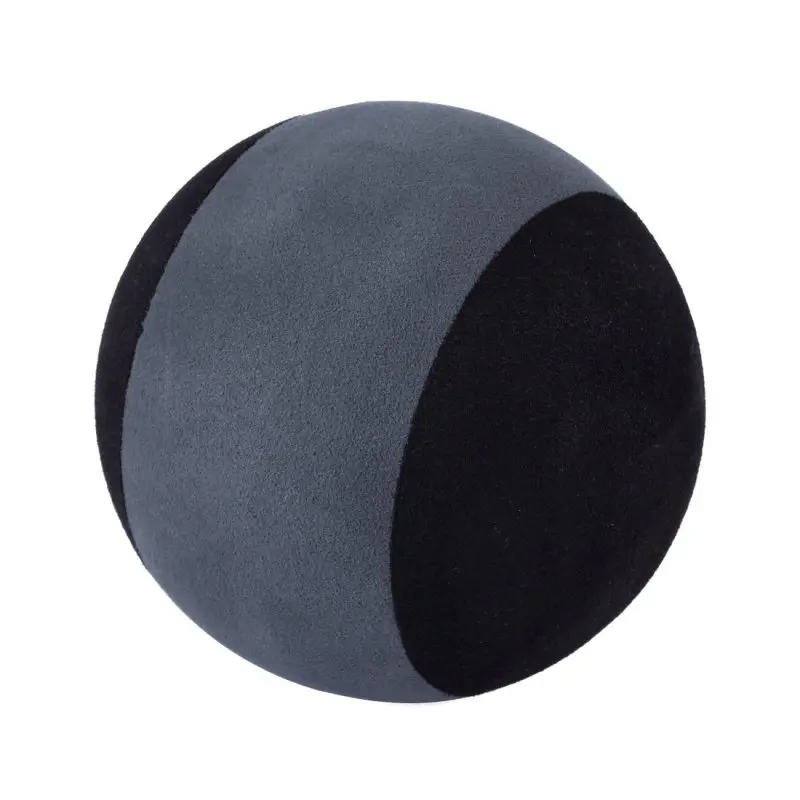 Grey and black Spirit Massage Ball, 8.9 cm diameter, designed for fascia massage and trigger point therapy, shown as a smooth, bicolored sphere suitable for muscle recovery and self-massage.