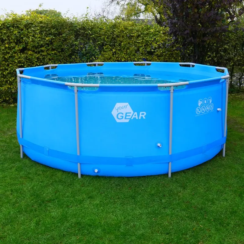 your GEAR Familien Pool Ø 366 x 122cm Stahlrahmenbecken Gartenpool Schwimmbecken Schwimmbad