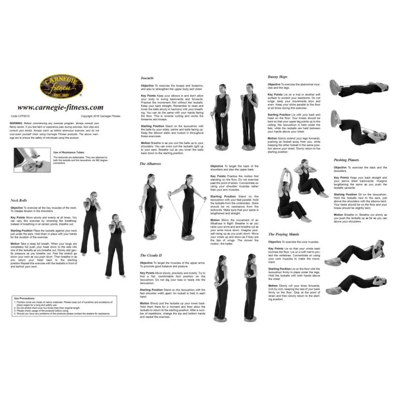 Carnegie H²O Balance Pilates Sitzkissen Toning Sport Fitness Koordination inkl. Widerstandsband Tube